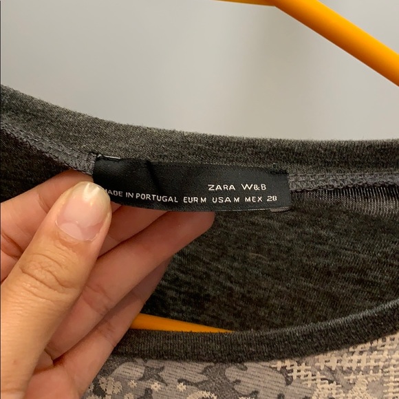 ZAEA QUARTER SLEVE BASIC TEE - Picture 3 of 4